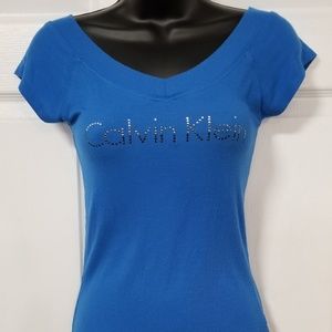 🌻5 for$20🌻Blue Calvin Klein Top